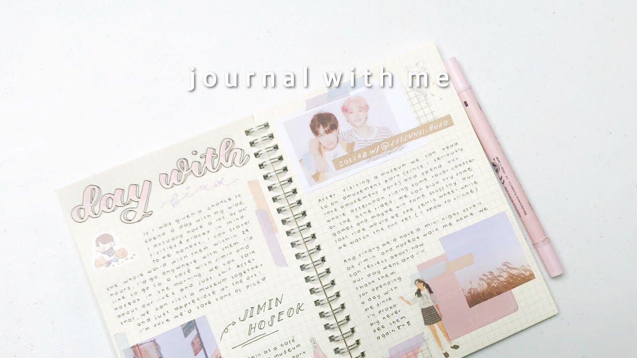 🍡 journal with me | a day out with jimin & hoseok