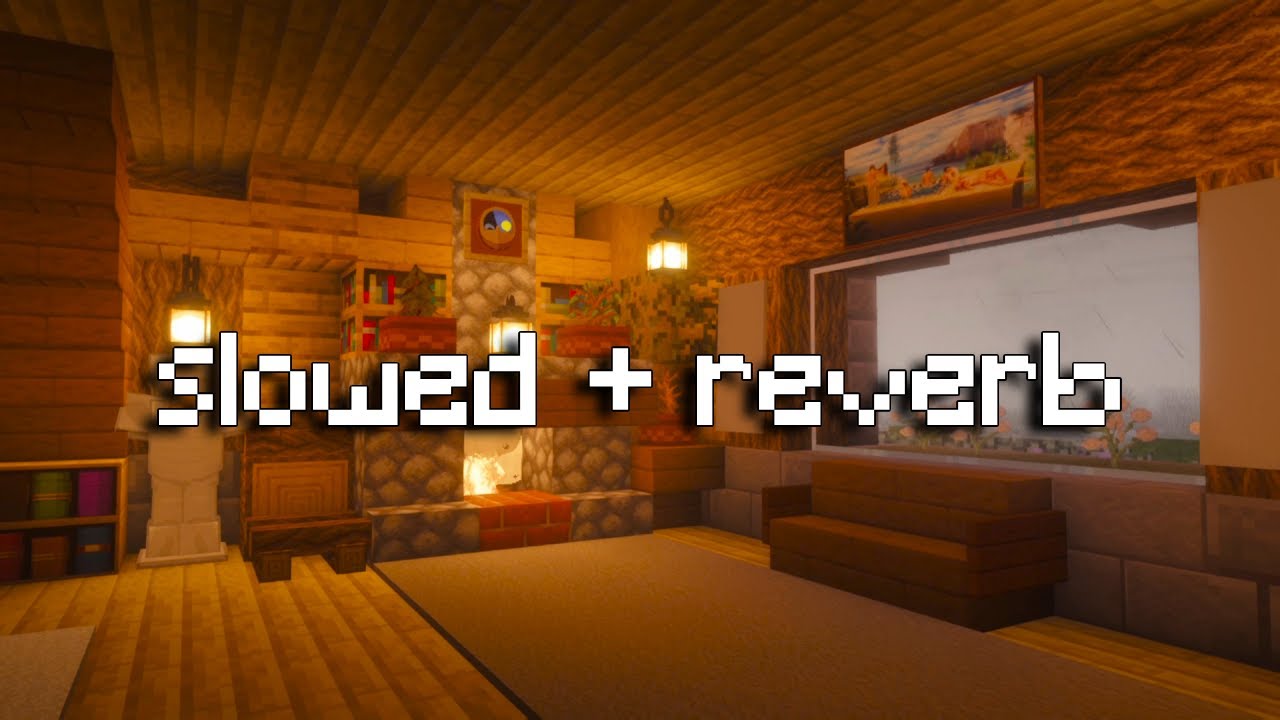 fall asleep in minutes with minecraft music slowed + reverb