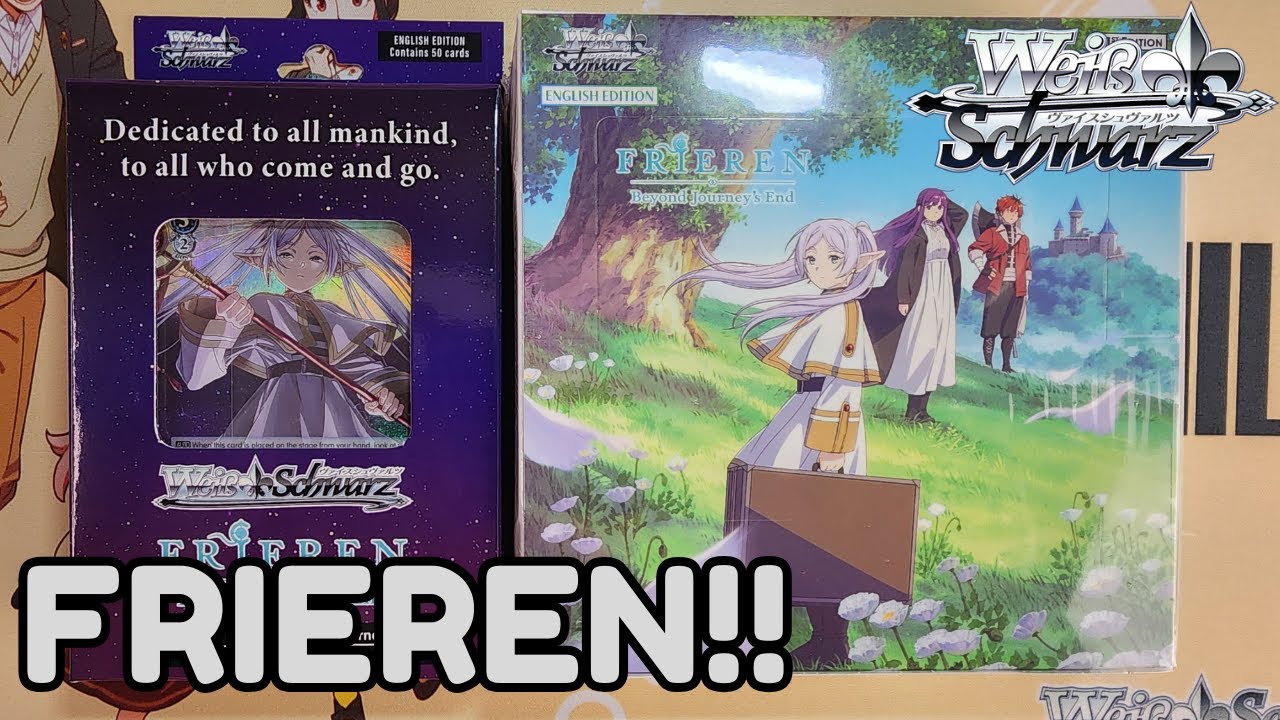 Weiss Schwarz - Frieren: Beyond Journey's End Booster Box and Trial Deck Opening!! (MTZ)