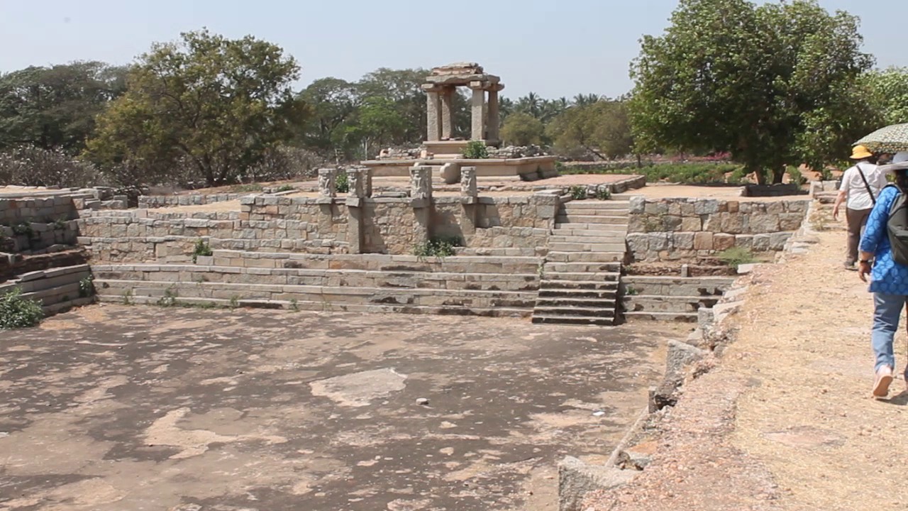 Hampi 500 year old Public swimming pool Royal Enclosure