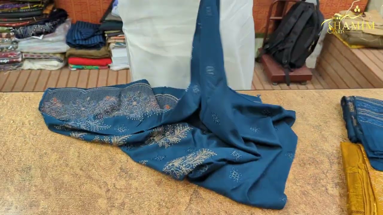 229,230- Maharat Full Velvet 3pc / 3380 only / Maharat Pashmina Shawl 3pc / 3190 only / SHAMIM ARTS