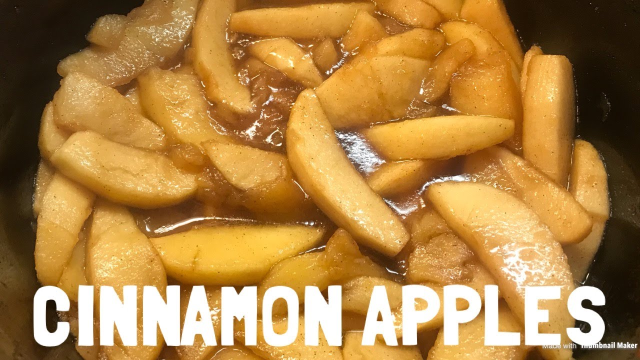 Slow Cooker Cinnamon Apples | Easy Crock Pot Recipe