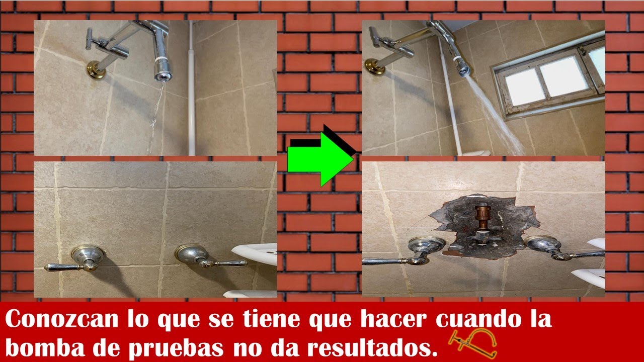 Esta vez tuvimos que romper la pared para destapar una regadera o ducha con poca presión de agua.