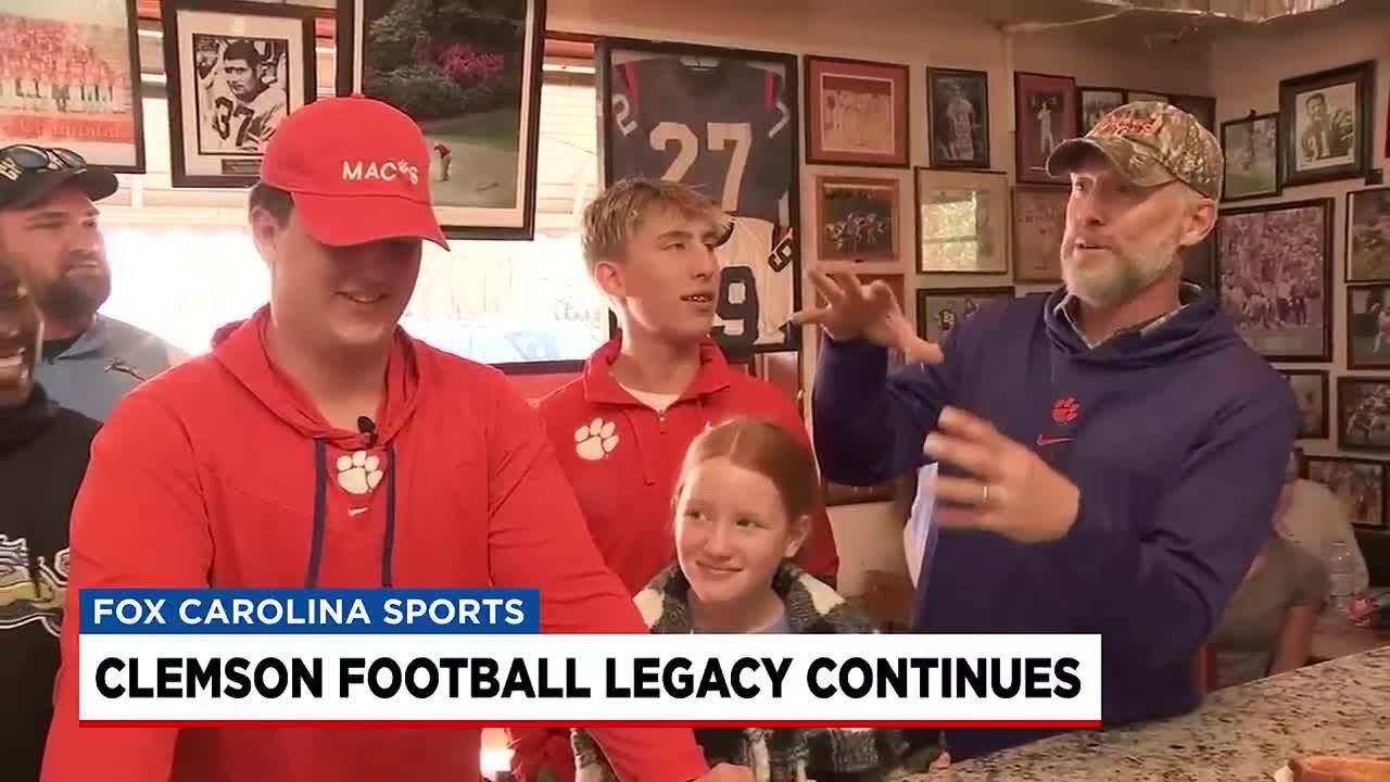 A family tradition: Watson Young signs with Clemson