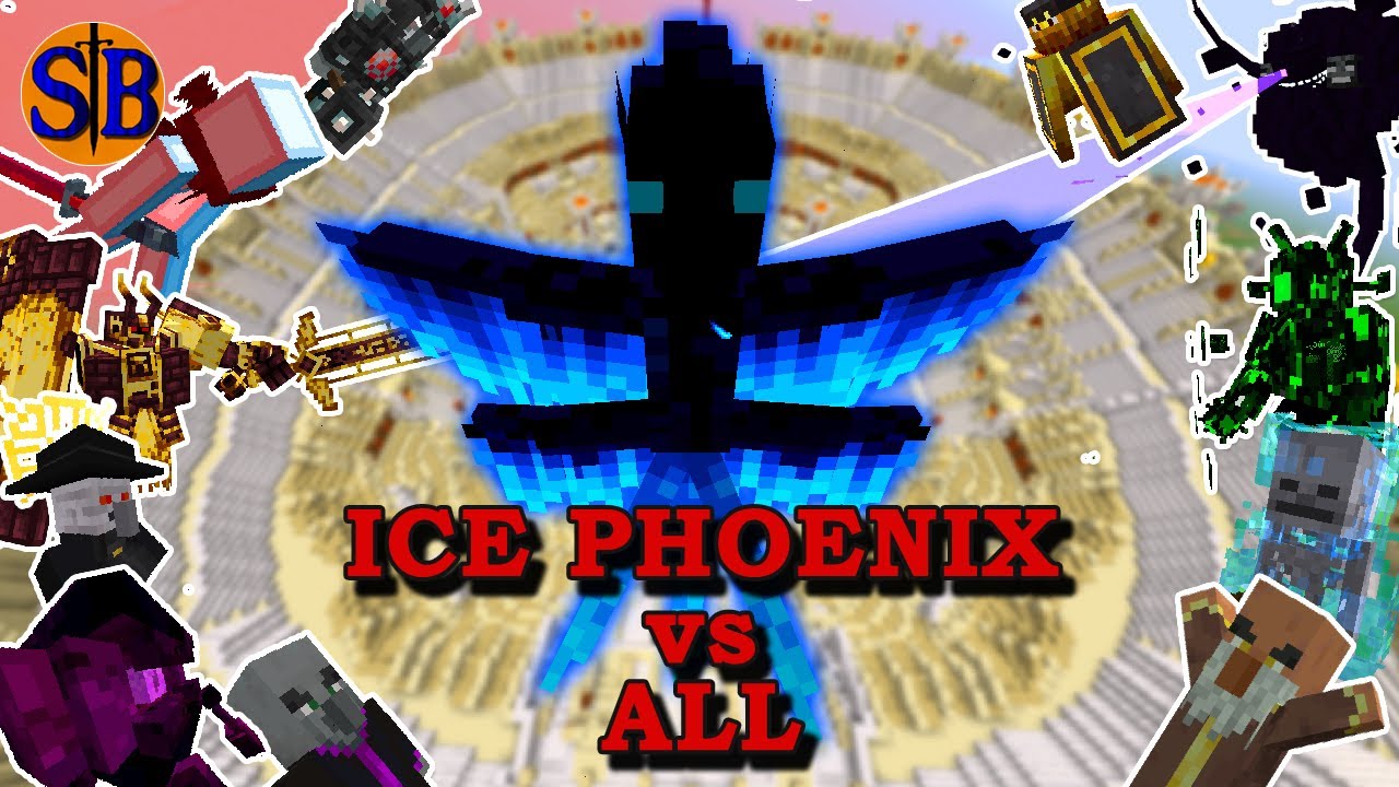 WHO CAN DEFEAT THE ICE PHOENIX | Minecraft Mob Battle