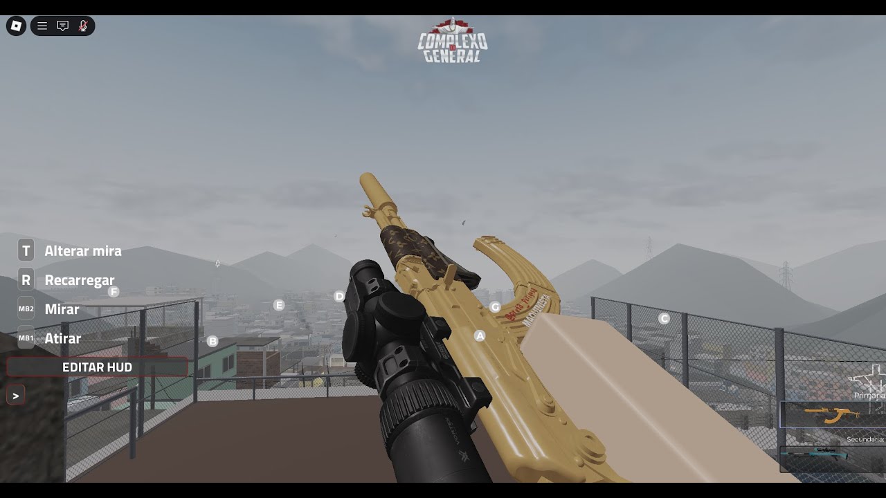 PvP testando a AK VTrem (Complexo do General) | Roblox