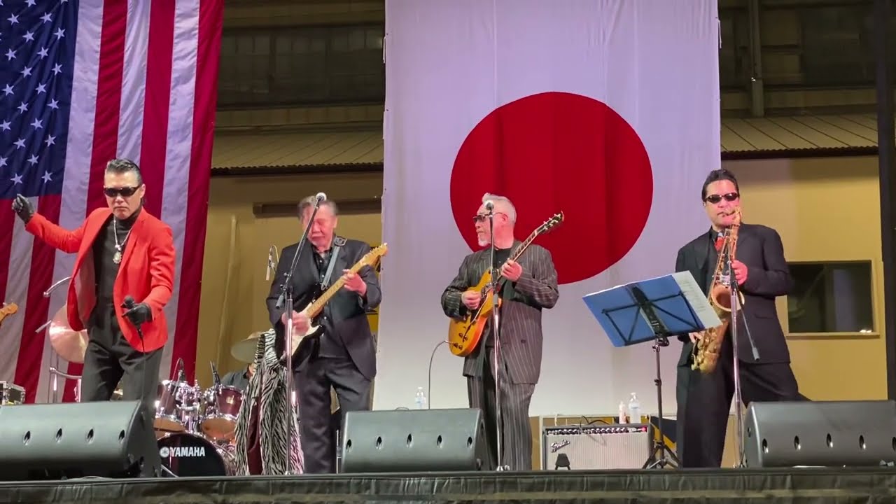 横田基地日米友好祭2022　我爱你live　♪super duck @greaseandsoul
