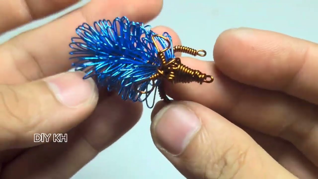 Simple DIY wire animal_How to make a hedgehog by wire_Handmade idea tutorial