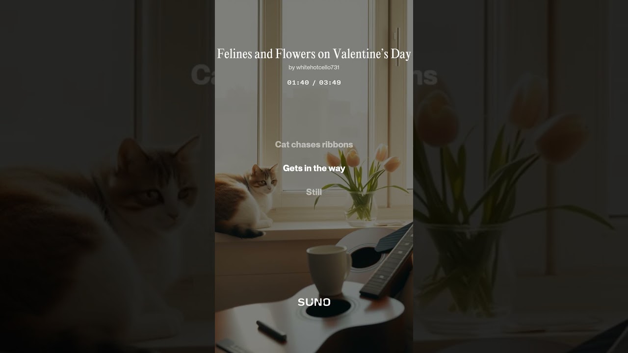 Felines and Flowers on Valentine’s Day 25