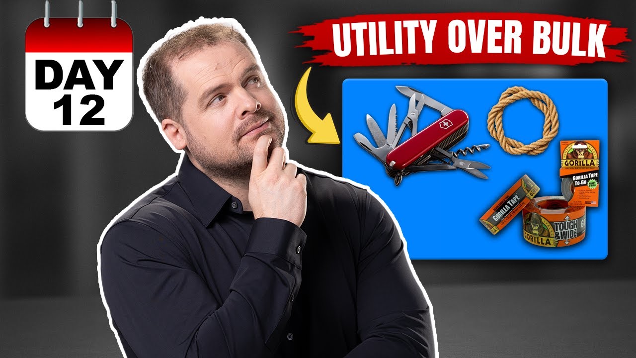 Day 12: Ditch the Bowie Knife! Pack These "MacGyver" Tools Instead 🛠️📎