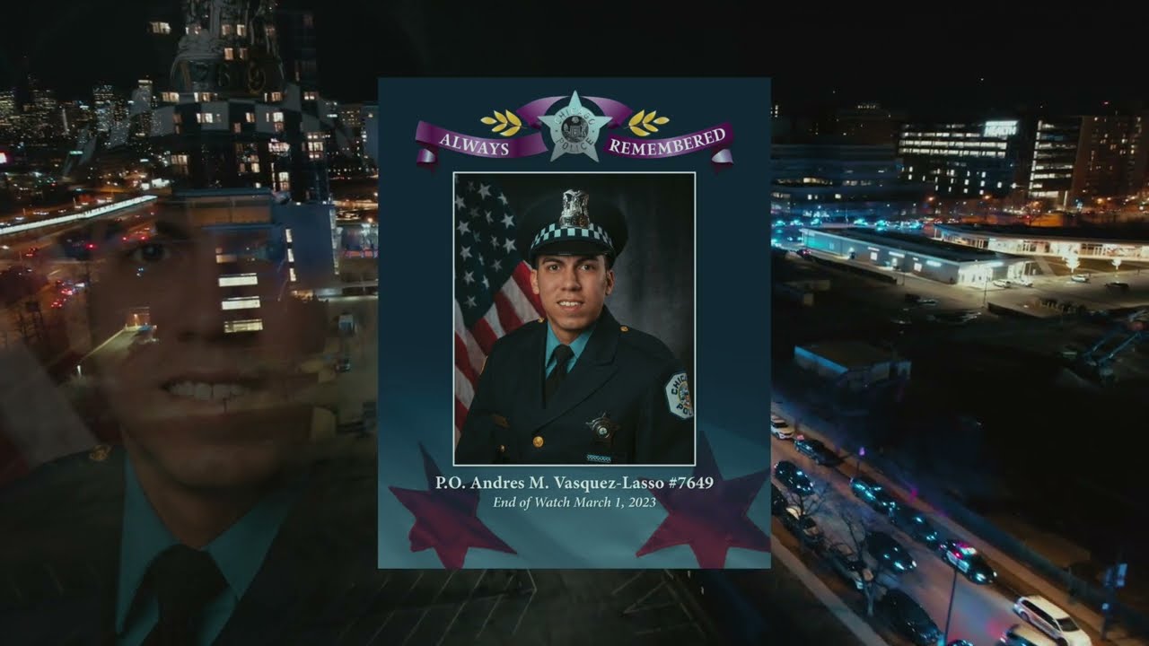 A Procession to Honor Fallen Officer Andres Vasquez-Lasso