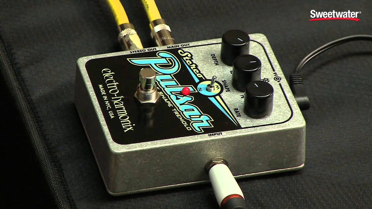 Electro-Harmonix Stereo Pulsar Tremolo Pedal Review by Sweetwater