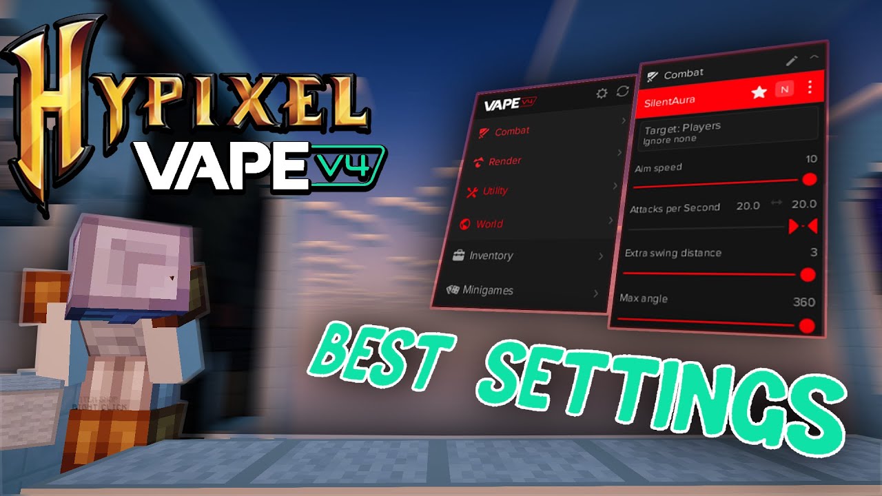 Are These the BEST Vape V4 Settings for Hypixel in 2025?