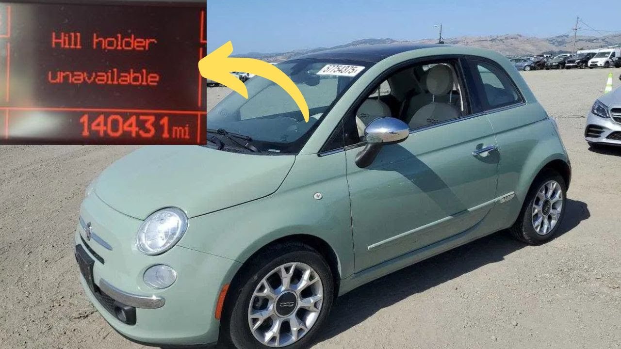 Предупреждение «Hill Holder Unavailable» для Fiat 500 (с ESP)