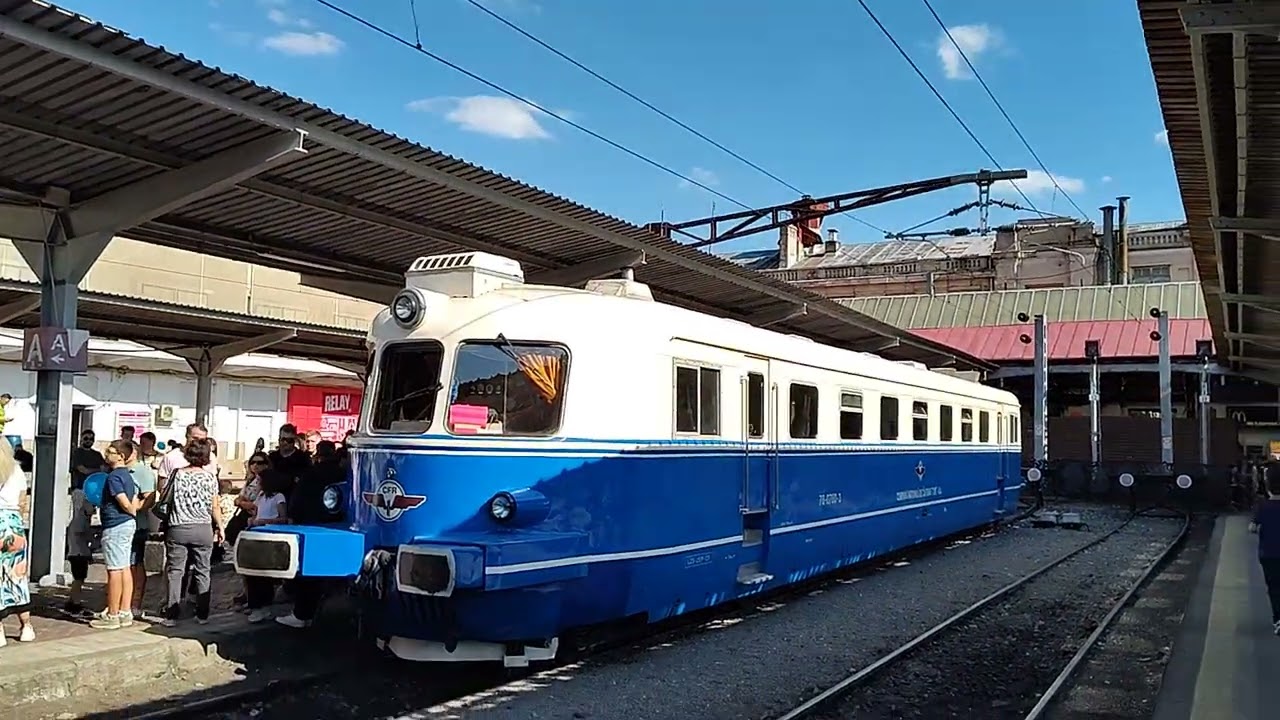 Tren prezidential in Gara de Nord, Bucuresti, Romania, septembrie 2025