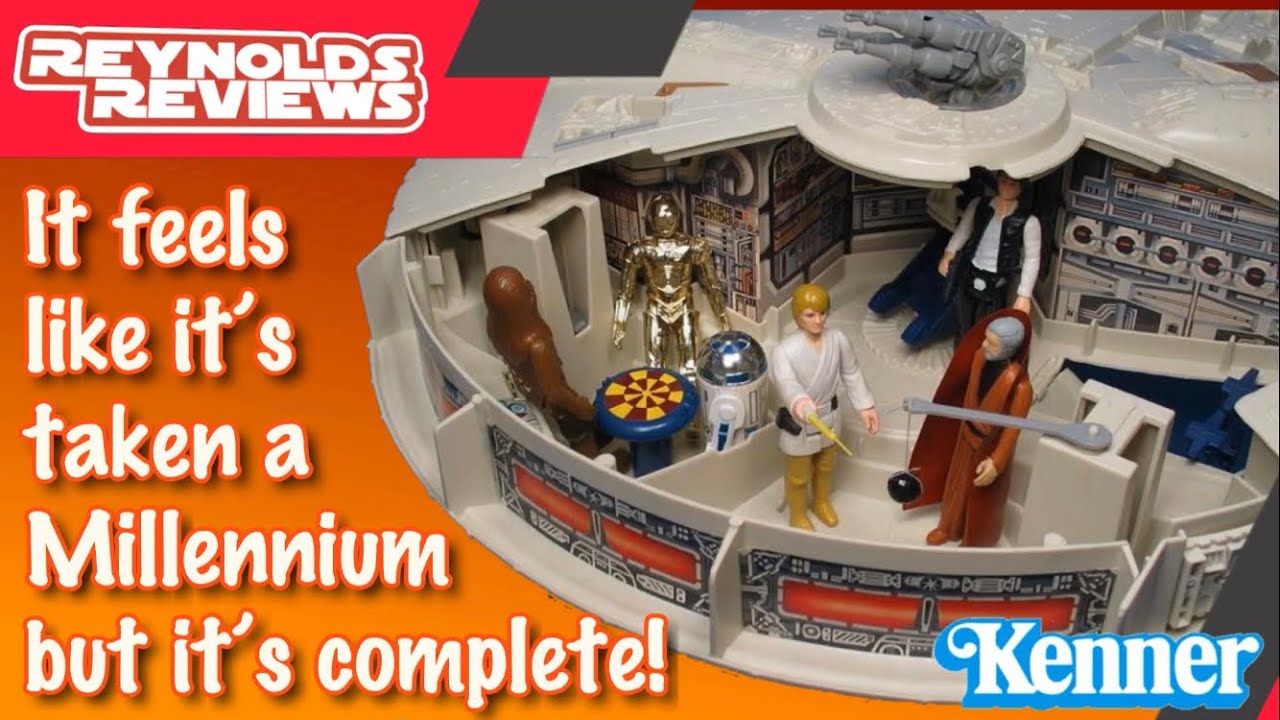 My vintage Kenner Millennium Falcon is finally complete! #starwars #kennertoys #kenner #80stoys