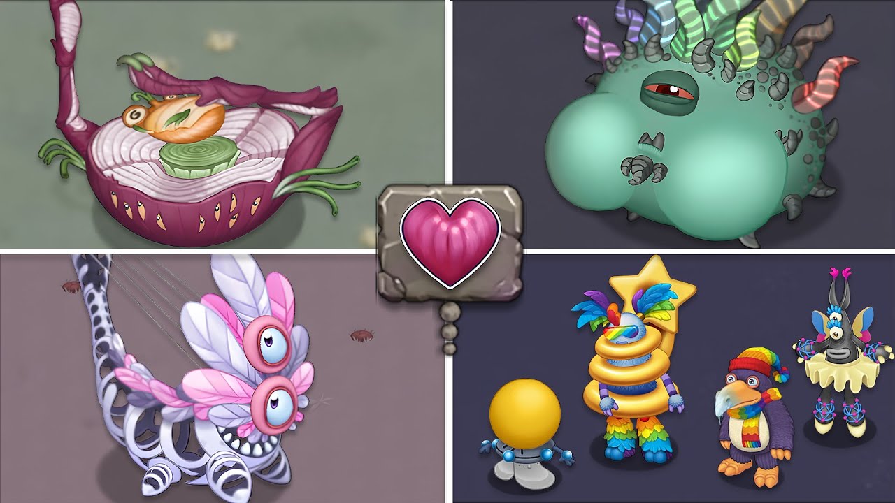 Rare Squot, Rare Larvaluss, Rare Blow’t, SkyPainting - Animations & Breeding (My Singing Monsters)