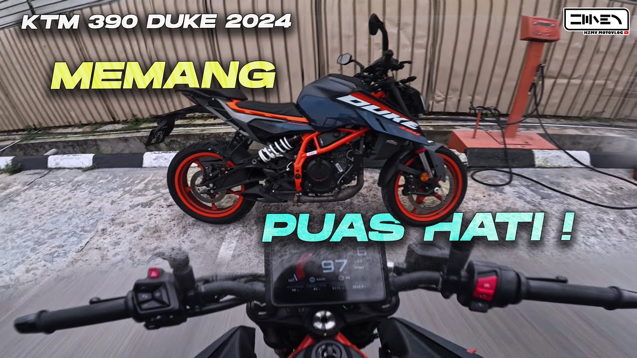 MEMANG PUAS HATI LAH MOTOR NI ! | KTM DUKE 390 2024 MALAYSIA [4K]