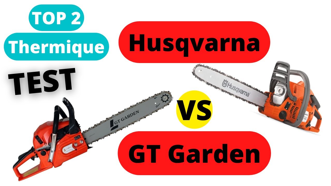 🔴TOP 2 : MEILLEURE TRONÇONNEUSE THERMIQUE 2022 - (COMPARATIF HUSQVARNA vs GT GARDEN) PARKSIDE STIHL