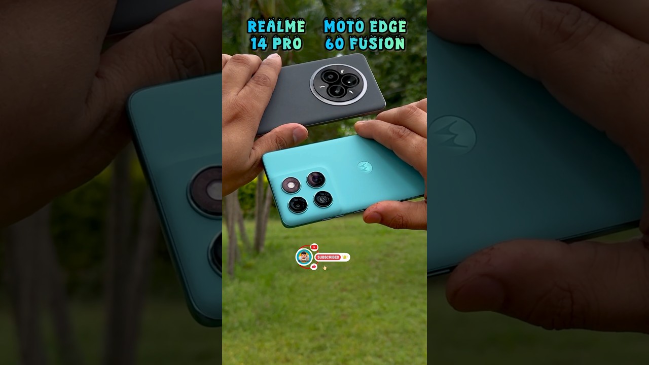 Realme 14 Pro Vs Moto Edge 60 Fusion Video Stabilization Test #shorts