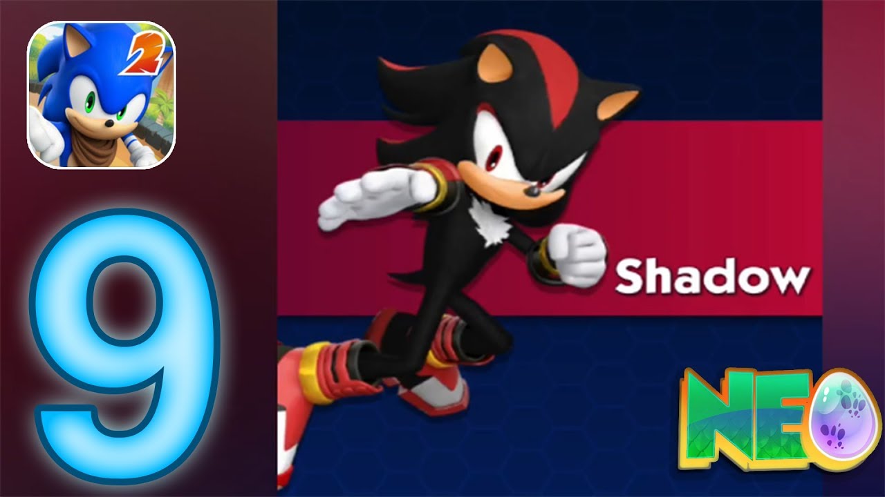 Sonic Dash 2: Sonic Boom Gameplay Walkthrough Part 9 - Shadow Unlocked (iOS, Android)