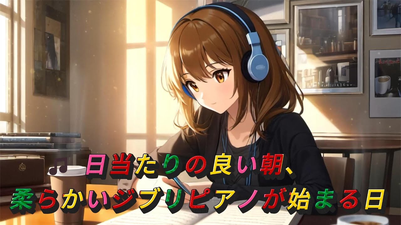 [ Ghibli Piano ] 🎵日当たりの良い朝、柔らかいジブリピアノが始まる日