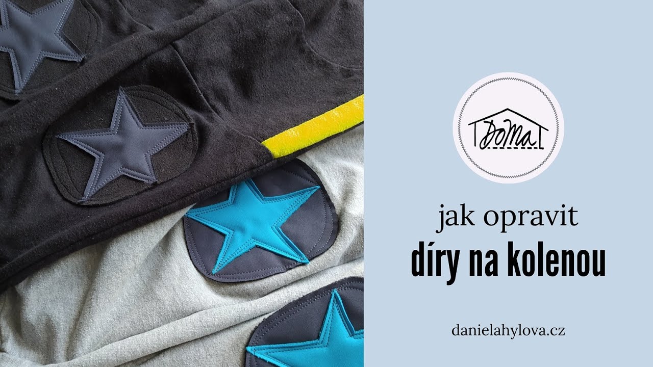 Jak opravit d&iacute;ry na kolenou na dětsk&yacute;ch tepl&aacute;c&iacute;ch