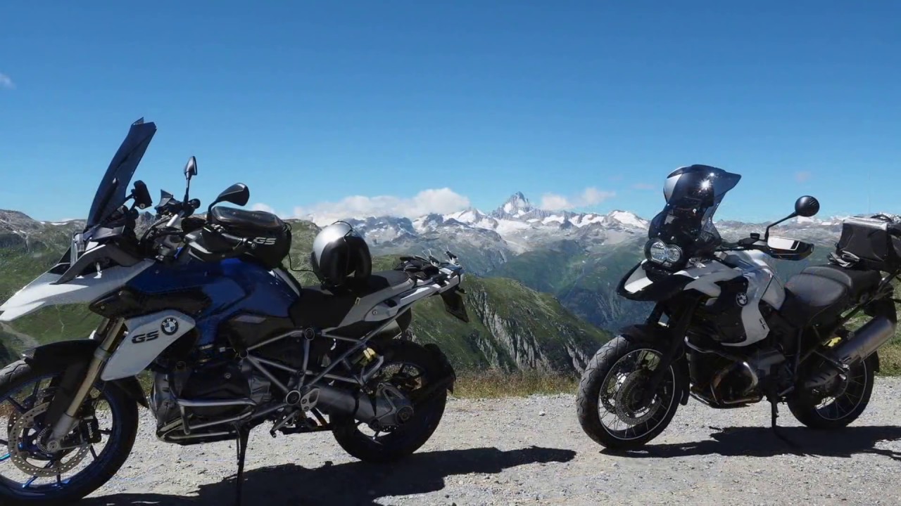 Motor vakantie Zwitserland, Grimsel pass, Furka pass, Nufenen pass, Susten pass, Luzern, BMW R1200GS