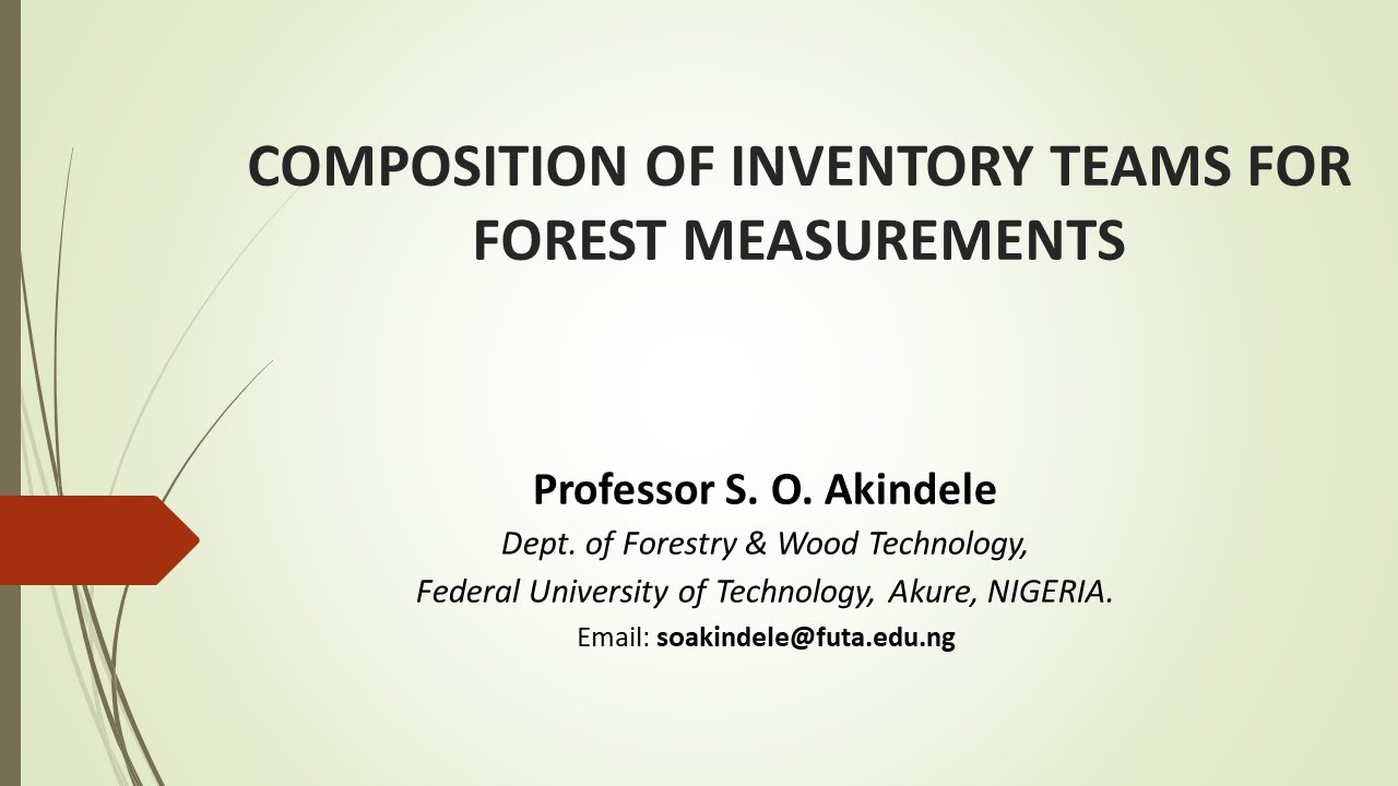 Composition of Forest Inventory Teams