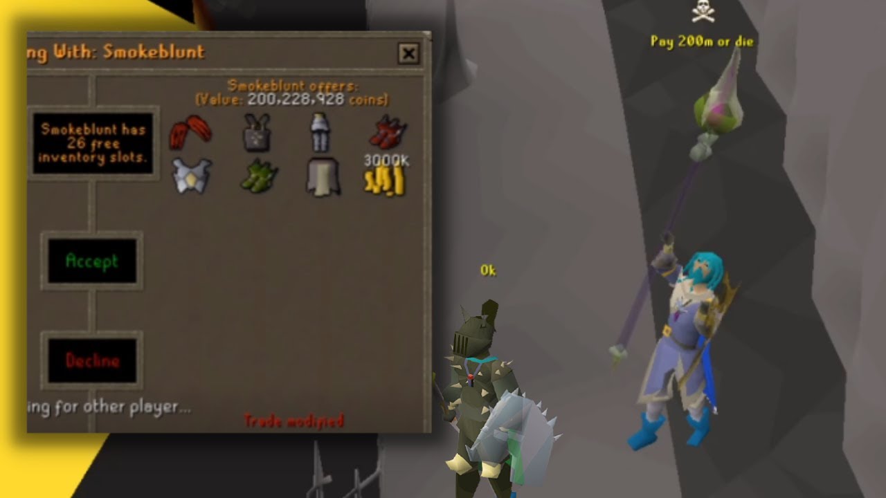 I Held Hardcore Ironmen Hostage for their Banks.