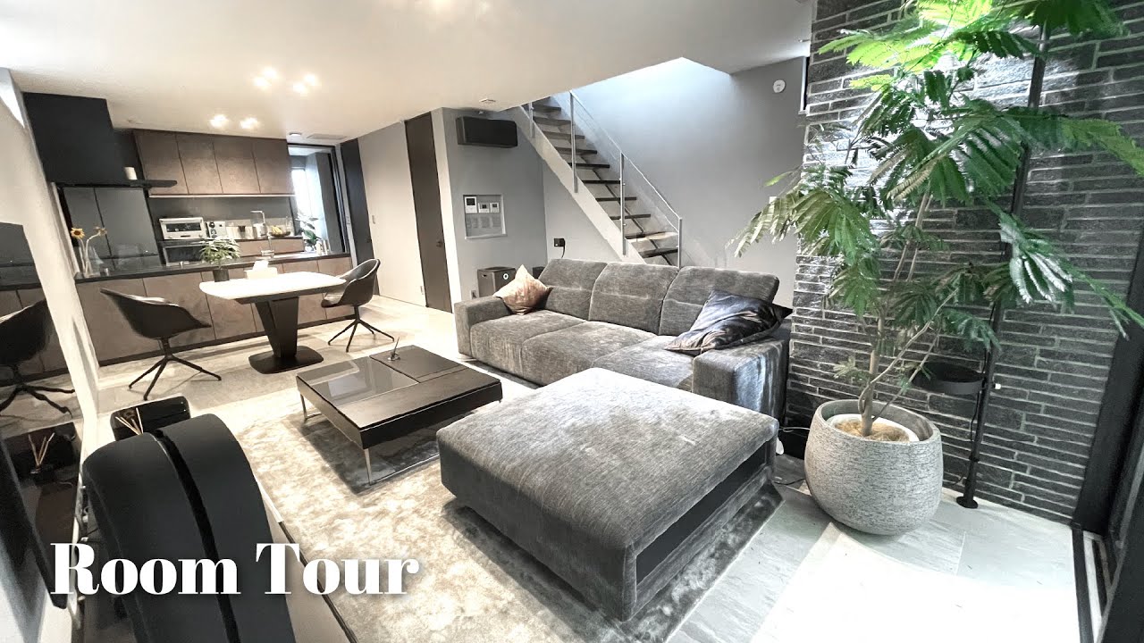 【ルームツアー】都内で暮らす植物好きなワーキング主婦のモノトーンのお家｜東京.3LDK｜Room tour
