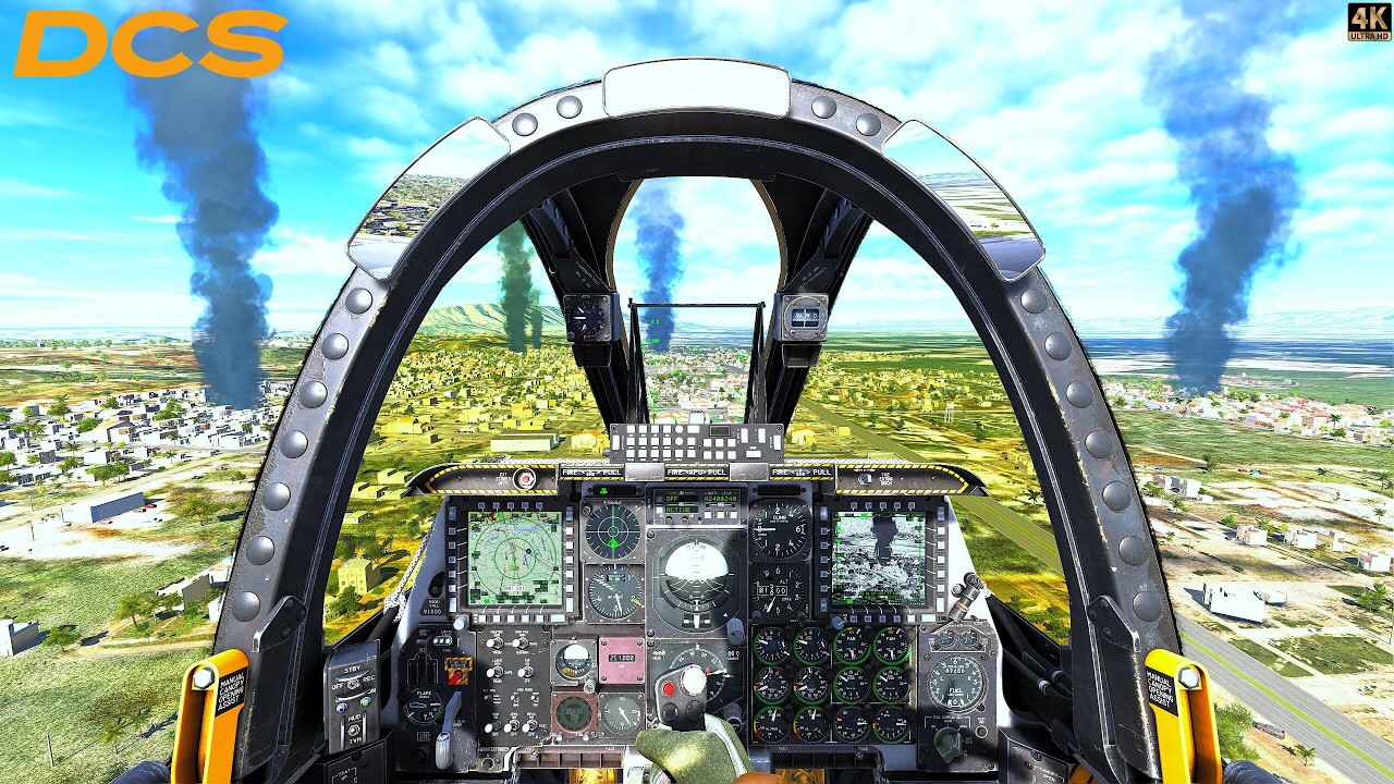 A-10C II Warthog | Close AIR Support | Strike Against Iraqi Militias | DCS