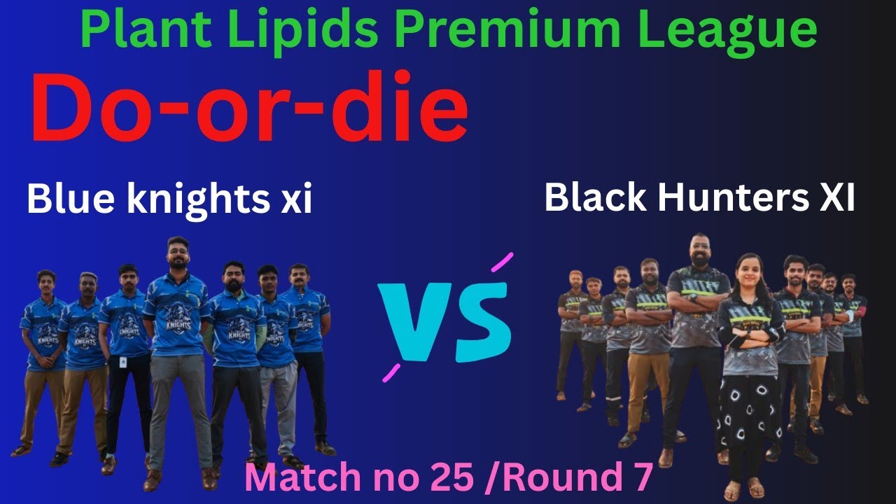 Black Hunters XI 🖤  vs 💙Blue Knights XI |M-25/R-7| White Need 97 runs off 6 overs|#rcricket143​ 