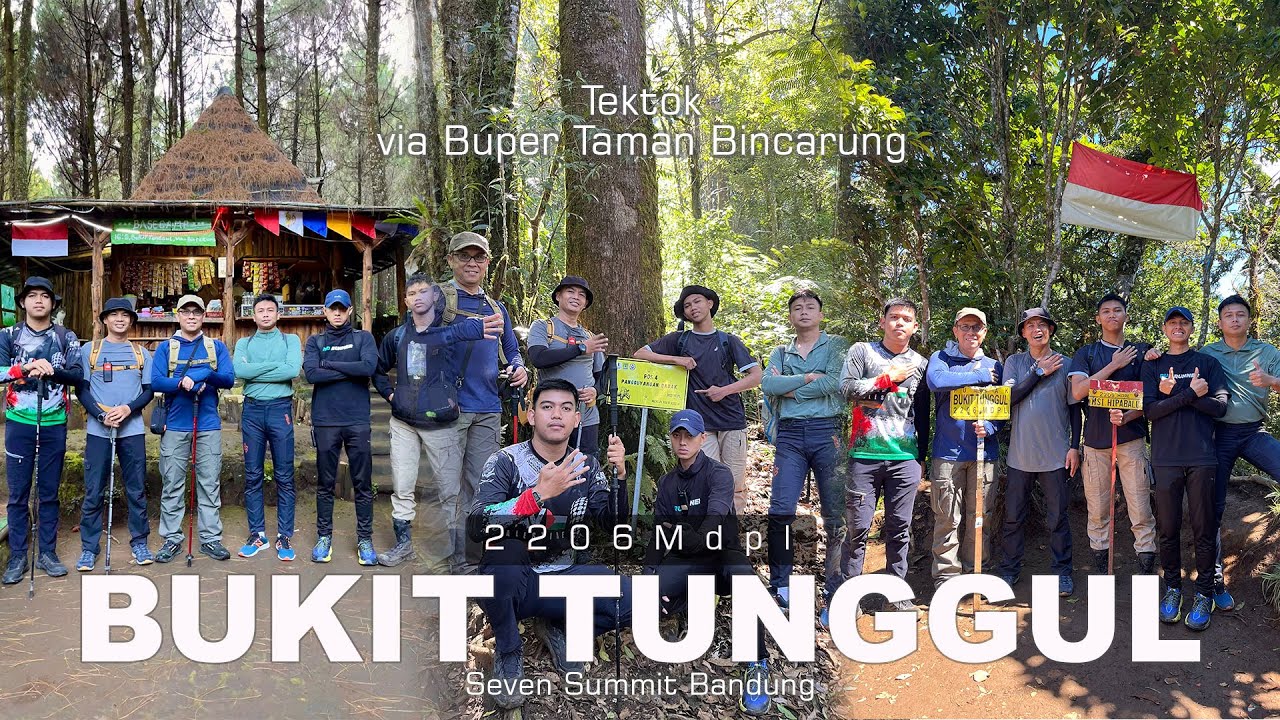 Tektok Gunung Bukit Tunggul 2206Mdpl via buper taman Bincarung Lembang Bandung