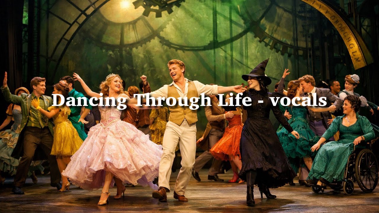 Dancing Through Life (from Wicked) arranged by Roger Emerson - vocals and lyrics