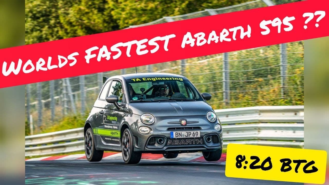 08:20 BTG TA Engineering Abarth 595 TrackTool | New Record!! | Nürburgring Nordschleife BTG