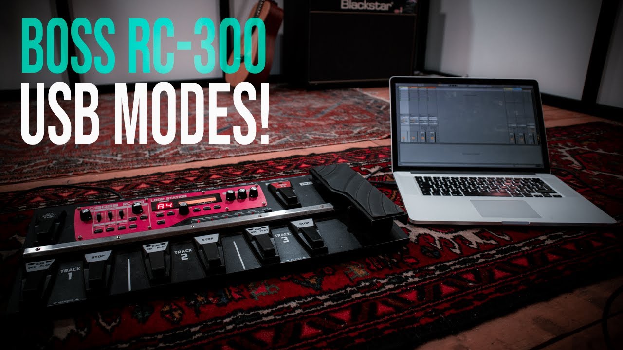 BOSS RC-300 How To Record Via USB  - Tutorial