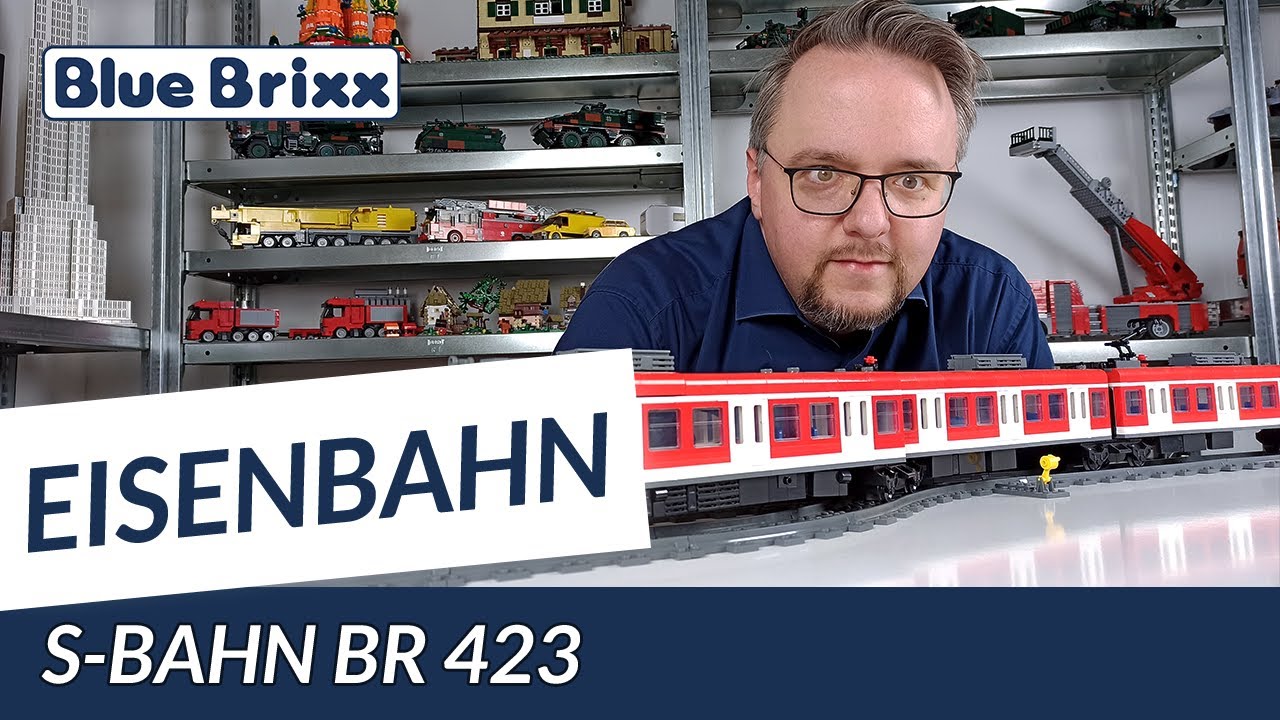 S-Bahn BR 423 von BlueBrixx - motorisierbar und 1,33 Meter lang!