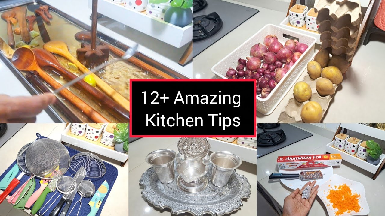 💥தமிழில்~12 Amazing Kitchen Hacks | பயனுள்ள வீட்டு குறிப்புகள்  |Tips & Hacks #home