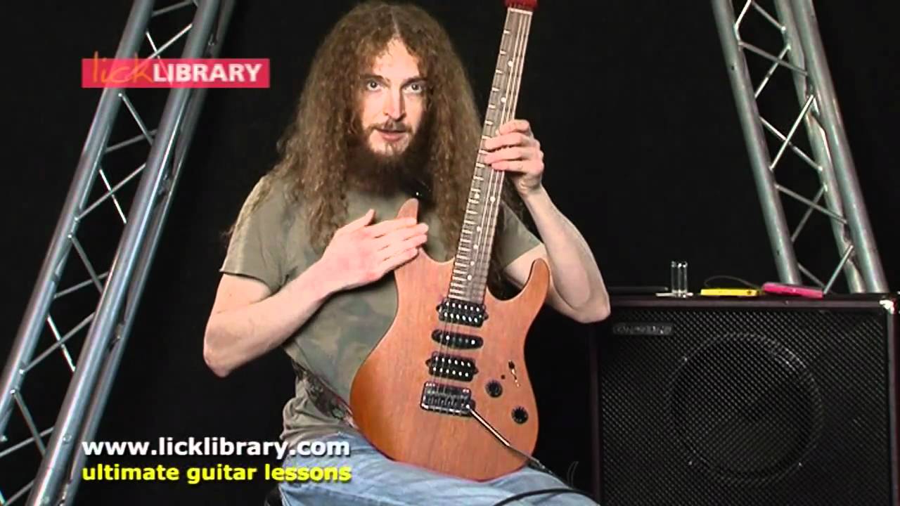 Guthrie Govan Tapping Technique Guitar Lesson Tips | Licklibrary