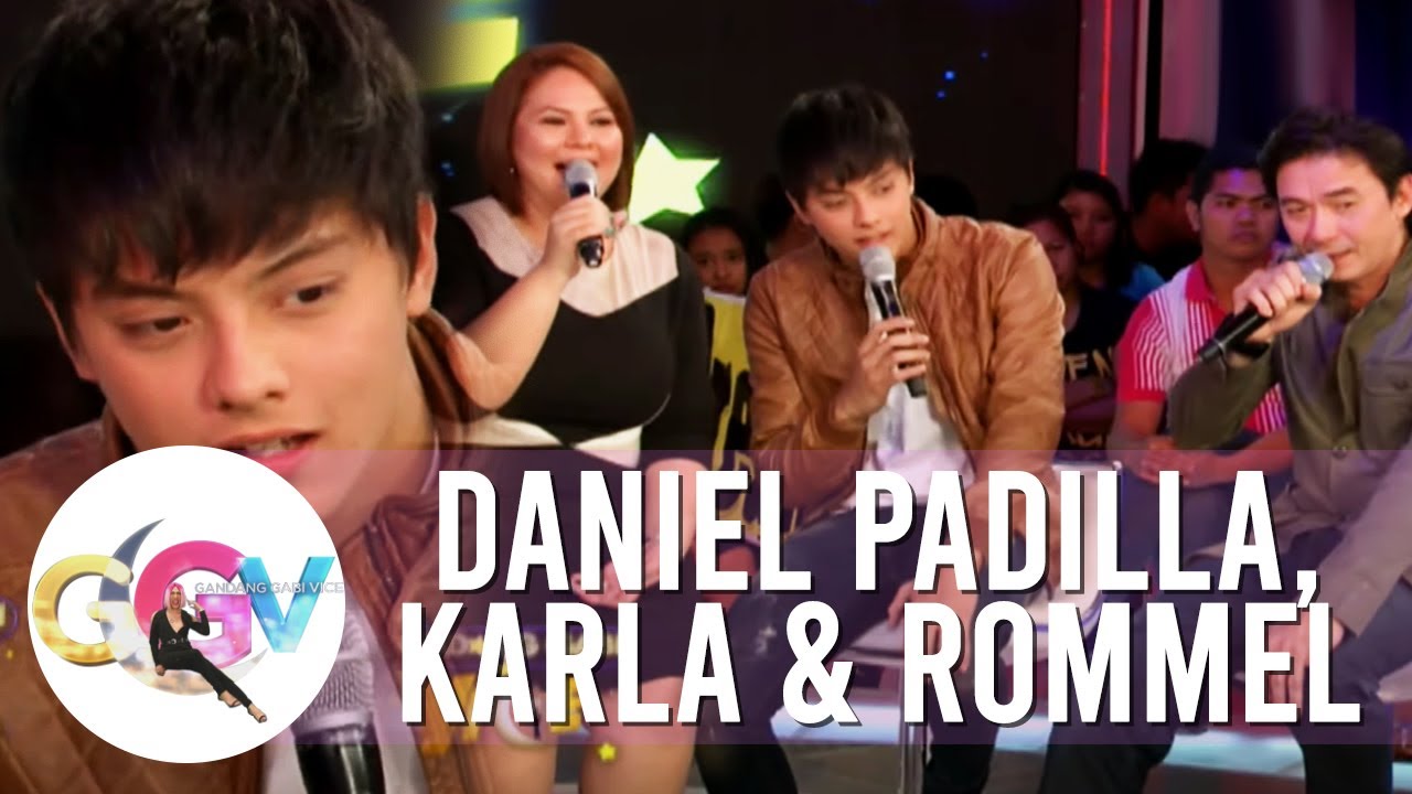 Daniel, Karla and Rommel sing 