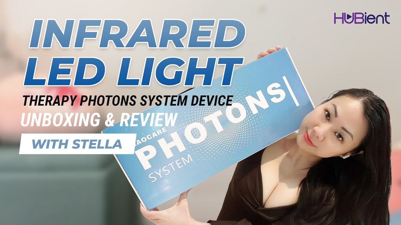 Infrared LED Light Therapy Photons System Device Unboxing & Review by Stella