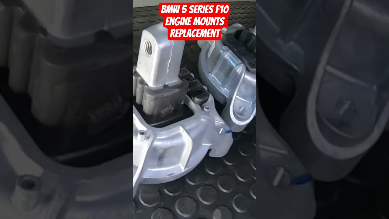 BMW 5 SERIES F10 Engine Mounts Replacement Tutorial #bmw #5series #enginemount #tutorial #diy