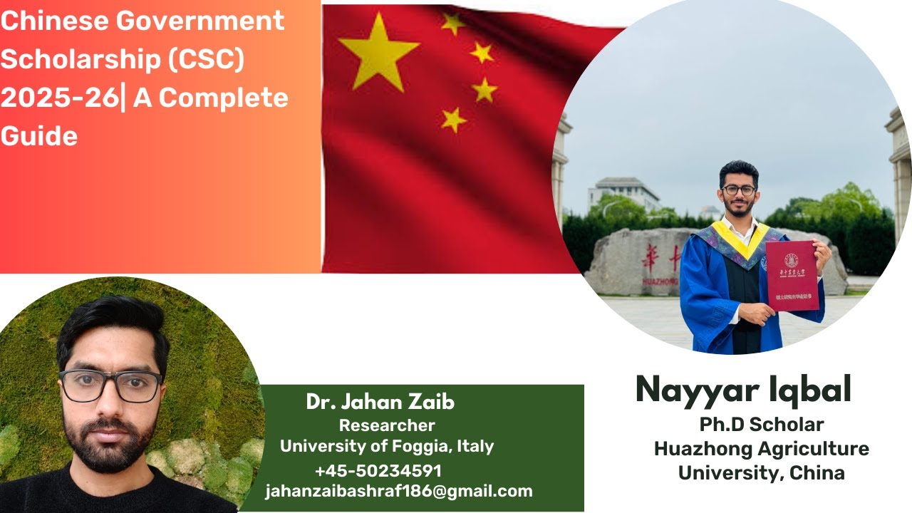 Postgraduate Scholarship Opportunities | CSC | ANSO | UCAS | China 2025-26