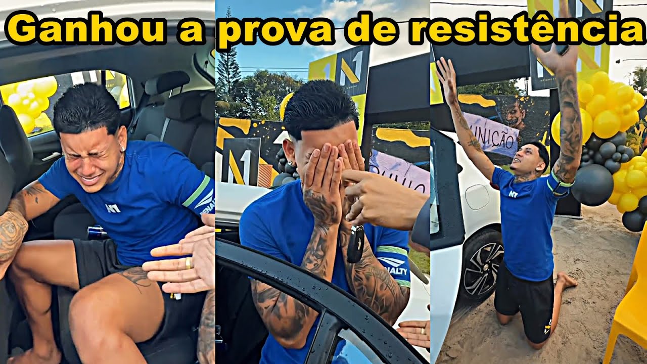 APÓS QUASE 13 HORAS DE PROVA, DANZINHO FOI O GANHADOR DO CARRO 0KM.