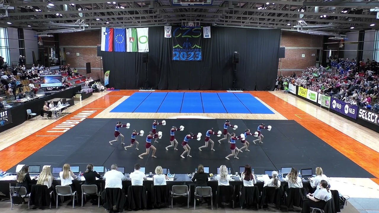 DP CZS 2023 — PTCP — Tial Peewee Team Cheer Pom {ŠK Tial — SVN}