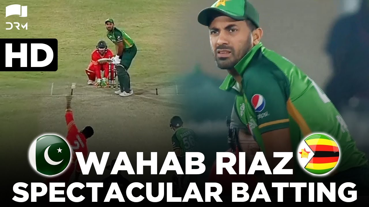 Spectacular Batting By Wahab Riaz | Zimbabwe vs Pakistan | 3rd ODI 2020 | PCB | MD2E