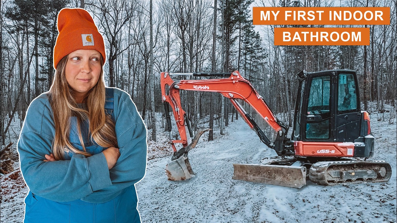 Why did we try to build a bathroom in winter?