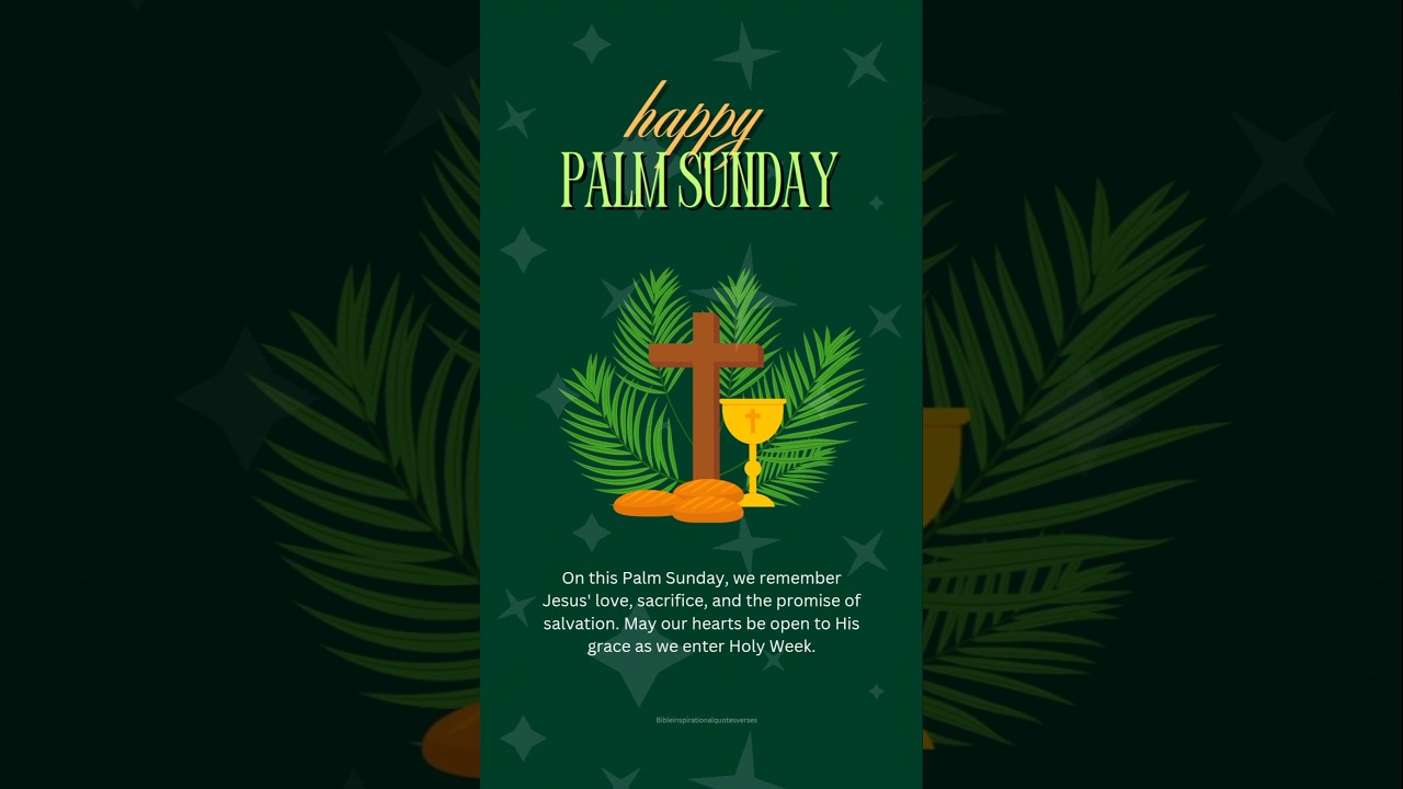 Happy Palm Sunday| Palm Sunday #happypalmsunday #palmsunday #holyweek