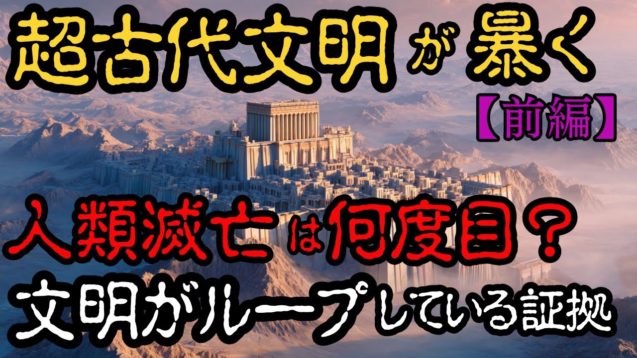 超古代文明と核戦争の真実 - 1万2000年前の超古代遺跡が語る人類史の闇【 都市伝説 予言 ミステリー スピリチュアル 予知能力 】【総集編】